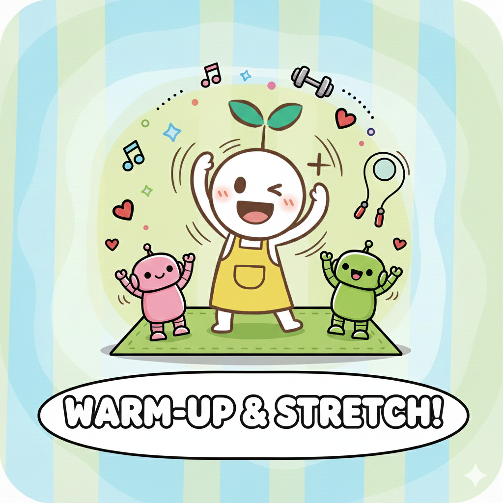 準備運動のアイコン