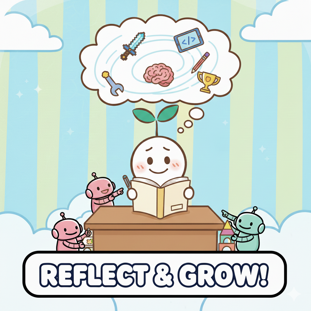 振り返りのアイコン